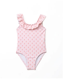 Классический цветочный купальник, розовый Сфера