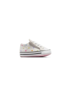 Chuck Taylor All Star Cribster Polka Dots повседневные детские кеды, цвет Blanca Converse