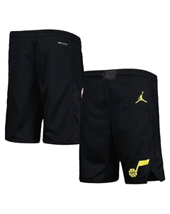 Черные брендовые шорты Big Boys Utah Jazz Statement Edition Swingman Performance Jordan, черный Air jordan