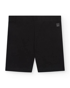 Короткие леггинсы для девочек с эластичным поясом, черный Tuc tuc