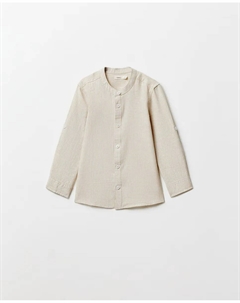 Льняная рубашка, бежевый Сфера