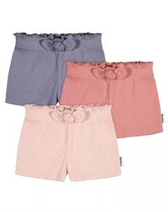 Трикотажные шорты для девочек, надеваемые на голову, 3 шт. в упаковке, синий Gerber