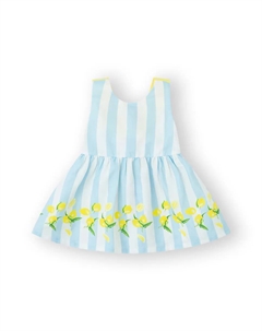 Платье для девочки в голубую полоску, светло-голубой Canada house