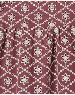 Блузка для девочки без рукавов с перекрещенными спинками, цвет 291 Berenjena Coconut el corte inglés