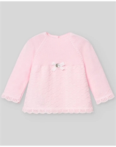 Линда связала комбинезон для девочки PAZ Rodríguez, розовый Paz rodriguez