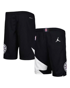 Шорты Swingman Performance Black LA Clippers Statement Edition для больших мальчиков и девочек Jordan