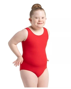 Купальник для девочек, красный Capezio