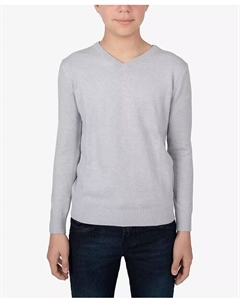 Базовый свитер с v-образным вырезом для мальчика, серый Xray