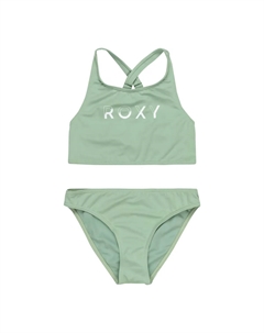 Купальный комплект из двух частей для мальчиков Solid Active, зеленый Roxy