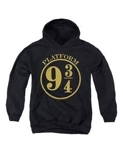 Молодежная толстовка с капюшоном 9 3/4, черный Harry potter