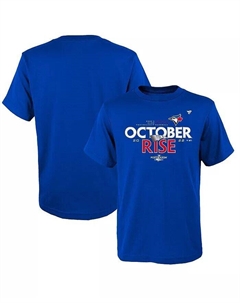 Футболка в раздевалке послесезона Big Boys and Girls Royal Toronto Blue Jays 2022, синий Fanatics