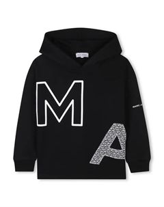 Черная толстовка с длинными рукавами для мальчика, черный Marc jacobs