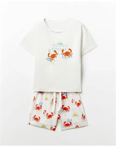 Пижама из хлопка «Краб», мультиколор Сфера