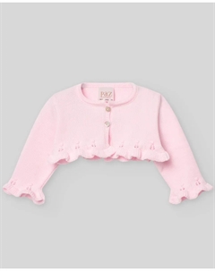 Куртка для девочки с оборкой Bico PAZ Rodríguez, розовый Paz rodriguez