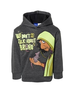 Флисовый пуловер с капюшоном Encanto Bruno для мальчиков, серый Disney