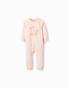 Пижама для девочки с принтом «Нала» на молнии, розовый Zippy