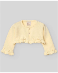 Куртка для девочки с оборкой Bico PAZ Rodríguez, желтый Paz rodriguez