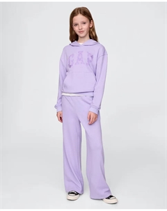 Свободные широкие спортивные брюки с карманами, фиолетовый Gap