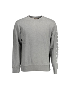 Коричневый хлопковый мужской свитер Napapijri