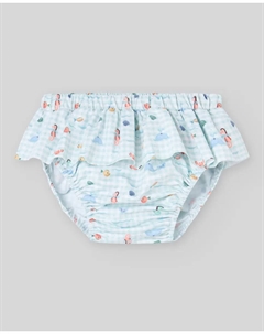 Трусики для девочки с принтом и оборкой, коллекция Bath PAZ Rodríguez, зеленый Paz rodriguez