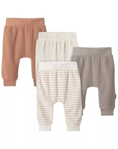 Детские флисовые штаны нейтрального цвета, 4 шт. в упаковке, коричневый Gerber