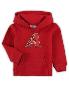 Флисовый пуловер с капюшоном красного цвета для мальчиков и девочек Arizona Diamondbacks Team Primary Logo, красный Outerstuff