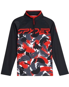 Футболка детская Camo 1/2 Zip, красный Spyder