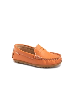 Мокасины для мальчиков из оранжевой ткани, оранжевый Pablosky