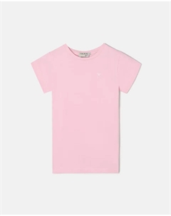 Футболка для девочки с логотипом в виде сердца на спине, розовый Silbon