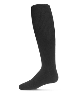 Колготки в рубчик из смесового хлопка для больших девочек с булавками, синий Memoi