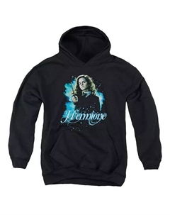 Толстовка с капюшоном «Гермиона готова» для молодежи, черный Harry potter