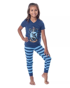 Комплект пижамы Girls House Crest - Все 4 дома, синий Harry potter