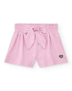 Шорты для девочек с бантом и эластичной талией, розовый Tuc tuc