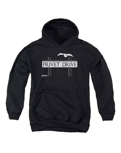 Молодежная толстовка с капюшоном Privet Drive Pull Over Hoodie / Толстовка с капюшоном, черный Harry potter