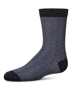 Носки для мальчиков с рисунком «елочка», синий Memoi