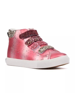 Высокие кеды Rain Bow для девочек, розовый Olivia miller