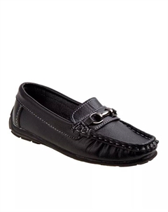 Туфли-лоферы для маленьких мальчиков, черный Josmo