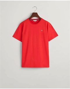 Футболка с короткими рукавами и круглым вырезом, красный Gant