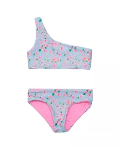 Двустороннее бикини на одно плечо Daisy Chain, синий Snapper rock