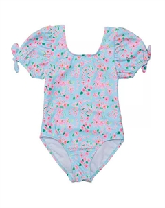 Костюм для серфинга с рукавами-фонариками Daisy Chain, синий Snapper rock