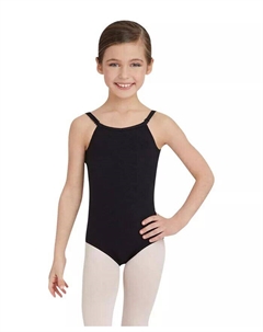 Базовый купальник для девочек Team Basics с регулируемыми бретелями, черный Capezio