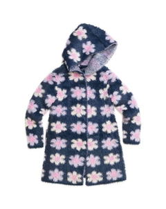 Длинный кардиган из фансиейной пряжи для больших девочек, синий Imoga collection