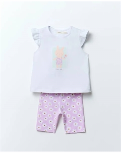 Комплект с оборками на рукавах, лиловый Сфера