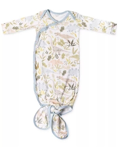 Завязанное платье для новорожденного, зеленый Copper pearl