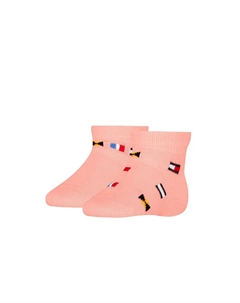 Носки Classic Baby — Усиленная пятка и мягкий хлопок (2 пары), розовый Tommy hilfiger