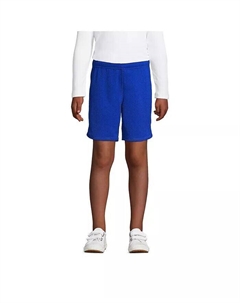 Спортивные шорты из сетки для девочек, синий Lands' end