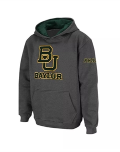 Темно-серый пуловер с логотипом Big Boys Baylor Bears Stadium athletic