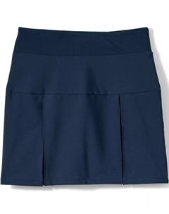 Плиссированная юбка длиной выше колена для девочек Performance, черный Lands' end