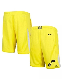 Золотые шорты Big Boys and Girls Utah Jazz Icon Swingman Performance, золотой Nike