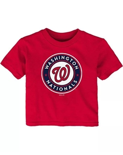 Футболка детская красная с логотипом основной сборной Вашингтон Нэшионалс для мальчиков и девочек Outerstuff